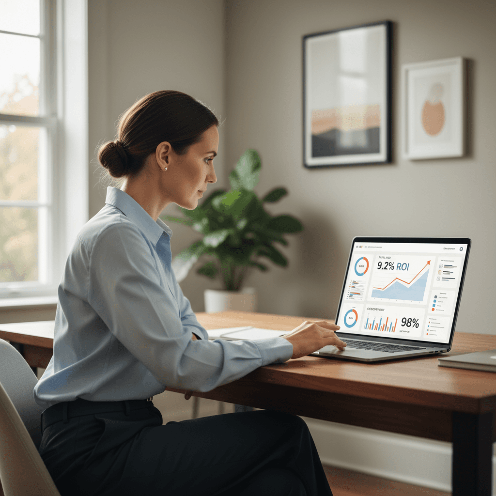 Propriétaire consultant ses revenus et statistiques de location