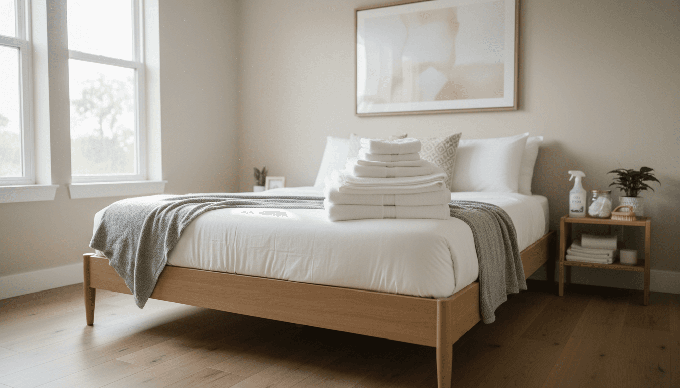 Service de ménage professionnel et blanchisserie pour locations courte durée