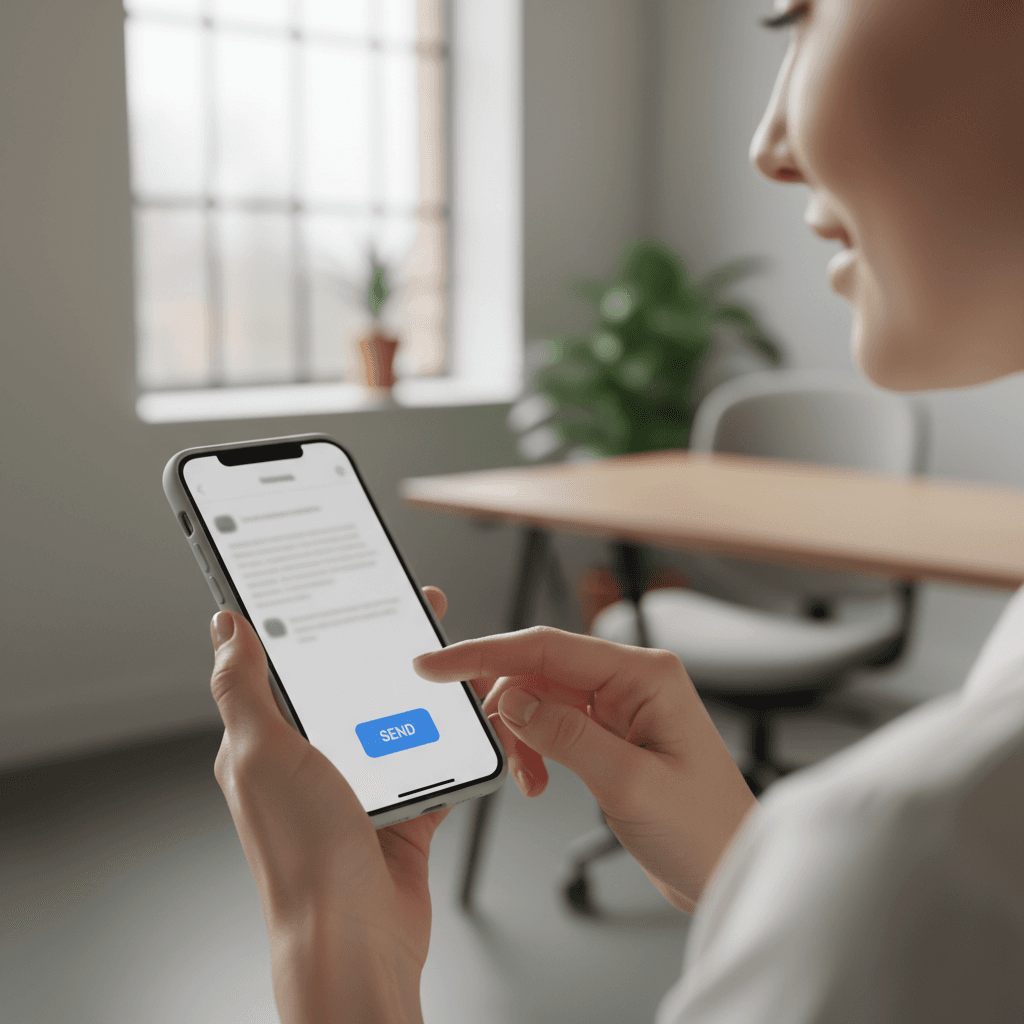 Gestionnaire répondant rapidement aux demandes des clients